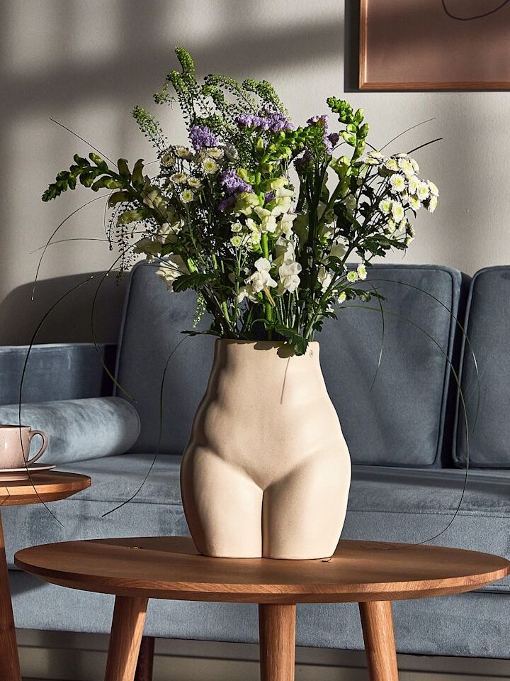 Large Vases For Spring Byon Nature Vase Beige Female Body