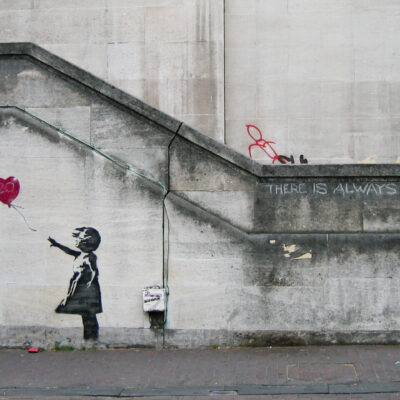 Banksy - nejslavnější dílo Girl with the balloon